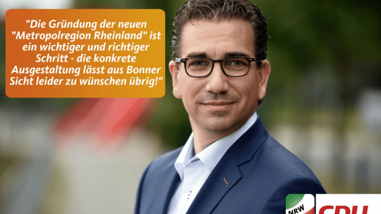 Gründung Metropolregion Rheinland wichtiger Schritt – geplante Ausgestaltung mit deutlichen Schwächen Gründung Metropolregion Rheinland wichtiger Schritt – geplante Ausgestaltung mit deutlichen Schwächen