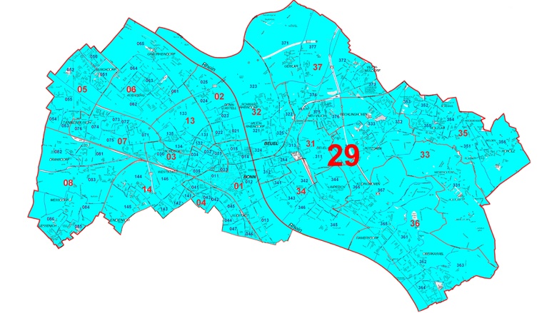 Wahlkreis 29 Bonn I Wahlkreis 29 Bonn I