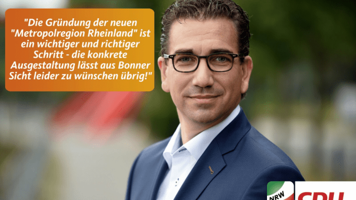 Gründung Metropolregion Rheinland wichtiger Schritt – geplante Ausgestaltung mit deutlichen Schwächen