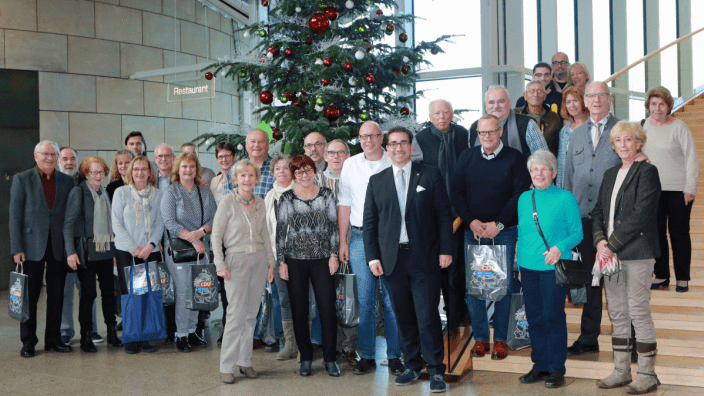 Besuchergruppe aus Bonn im Landtag NRW